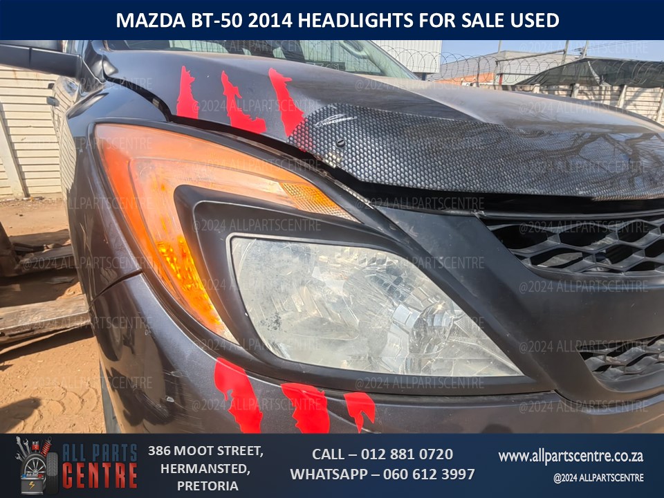 Mazda BT-50 2014 headlights for sale used Mazda BT-50 2014 headlights for sale used
