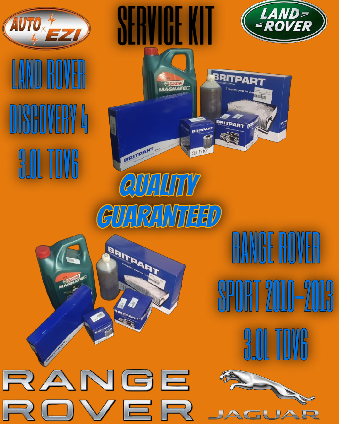 LAND ROVER DISCOVERY 4  SERVICE KIT LAND ROVER DISCOVERY 4  SERVICE KIT