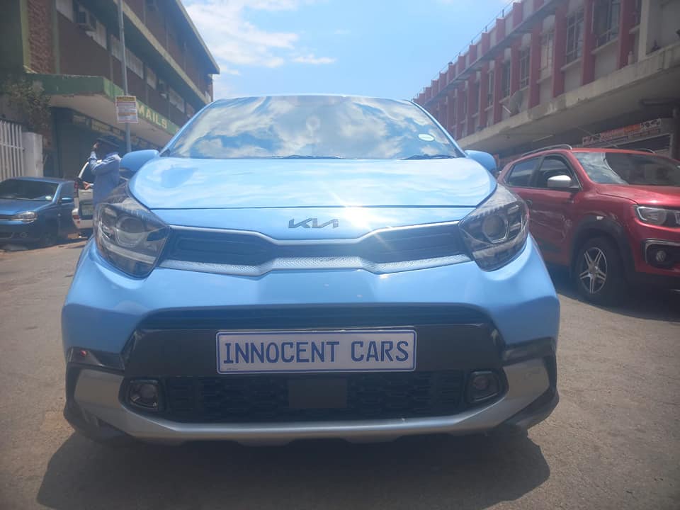 2022 KIA PICANTO 1.2 XLINE PETROL ENGINE, AUTOMATIC TRANSMISSION, SKY BLUE COLOUR, 20000KM