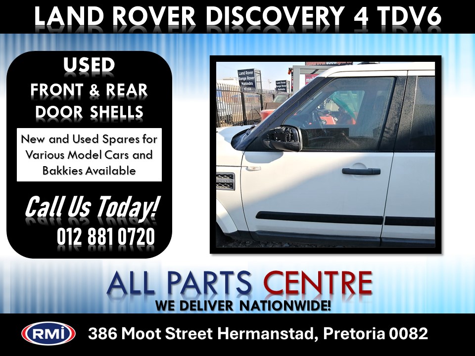 Land Rover Discovery 4 TDV6 Used Door Shells for Sale Land Rover Discovery 4 TDV6 Used Door Shells for Sale