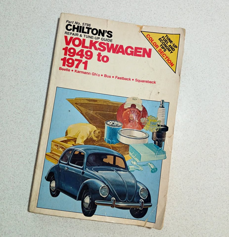 Chiltons Repair and Tune Up guide for VW 1949-1971. Chiltons Repair and Tune Up guide for VW 1949-1971.