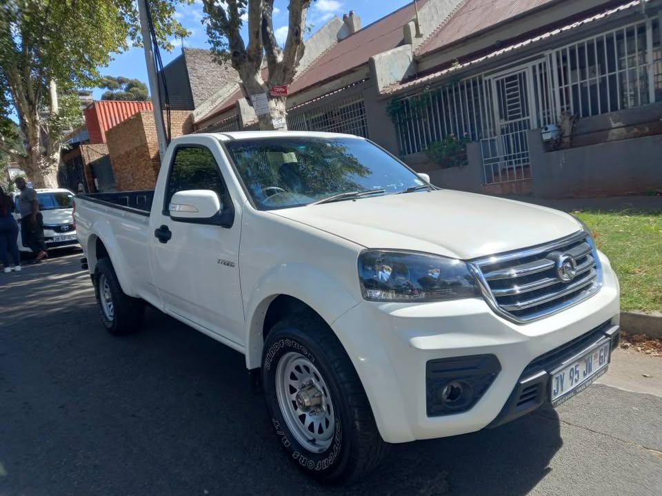2021 GWM STEED 5 SINGLE CAB 2.0 DIESEL, MANUAL TRANSMISSION, WHITE COLOR