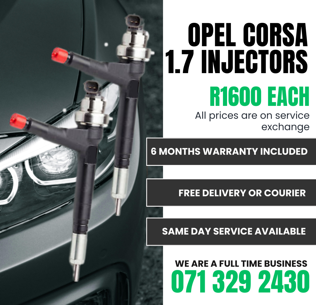 OPEL CORSA 1.7 INJECTORS FOR SALE WITH WARRANTY - Private Seller OPEL CORSA 1.7 INJECTORS FOR SALE WITH WARRANTY - Private Seller