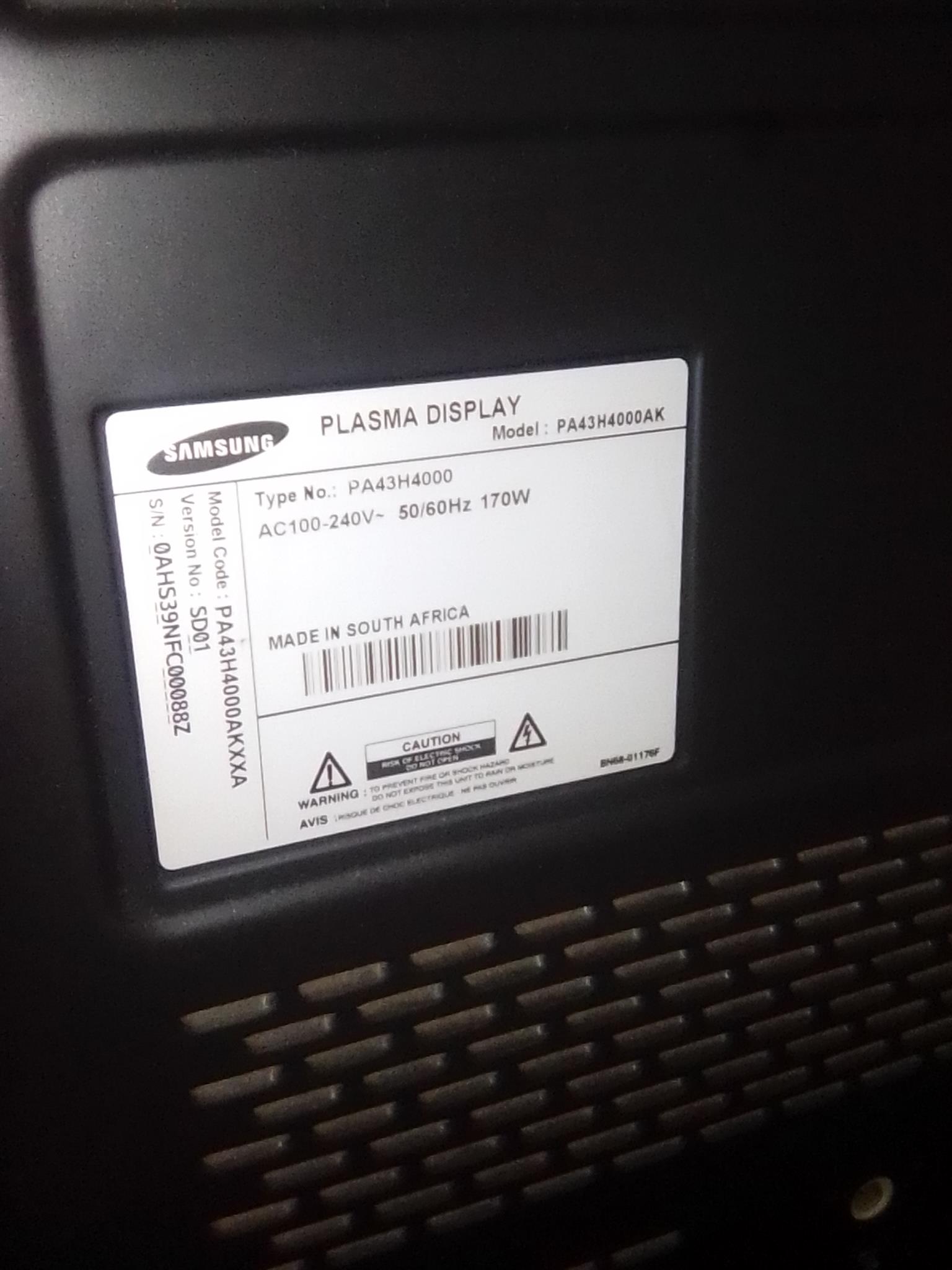 Non working tv