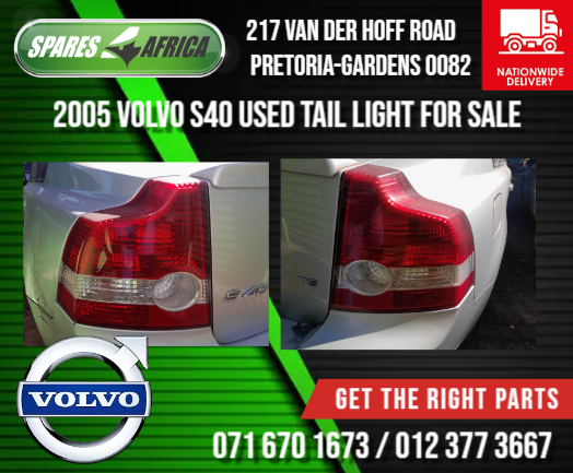 VOLVO S40 TAIL LIGHT FOR SALE - Private Seller VOLVO S40 TAIL LIGHT FOR SALE - Private Seller