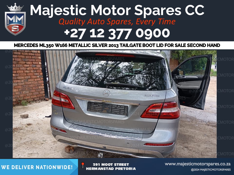 Tailgate Boot Lid for Mercedes ML350 W166 2013 Preface – Second-Hand - Private Seller
