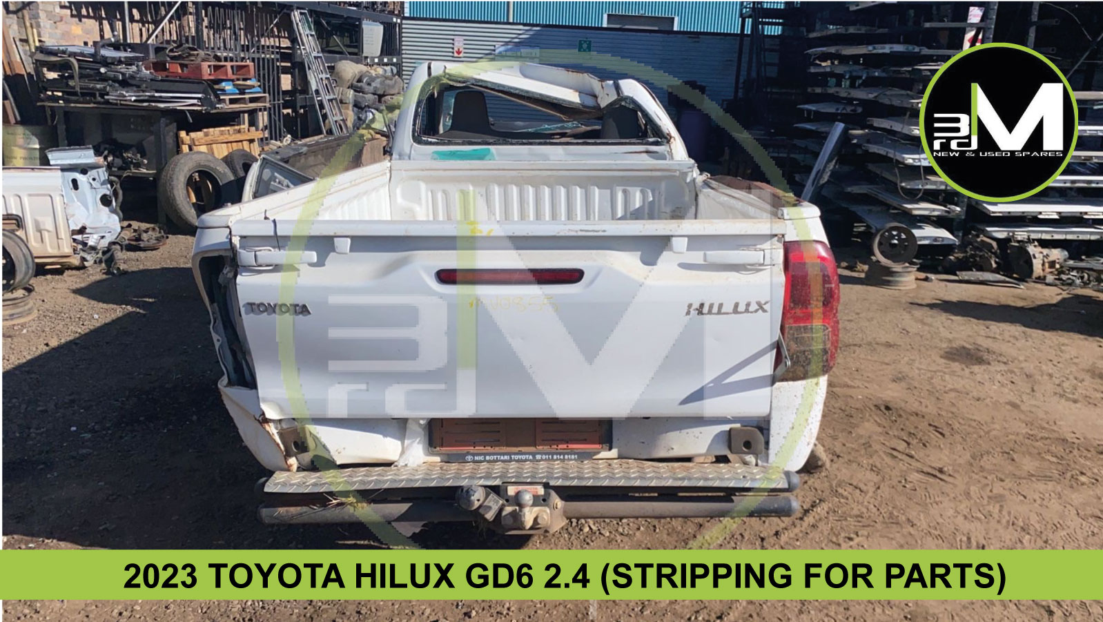 2023 TOYOTA HILUX GD6 2.4 (STRIPPING FOR PARTS) - Private Seller 2023 TOYOTA HILUX GD6 2.4 (STRIPPING FOR PARTS) - Private Seller