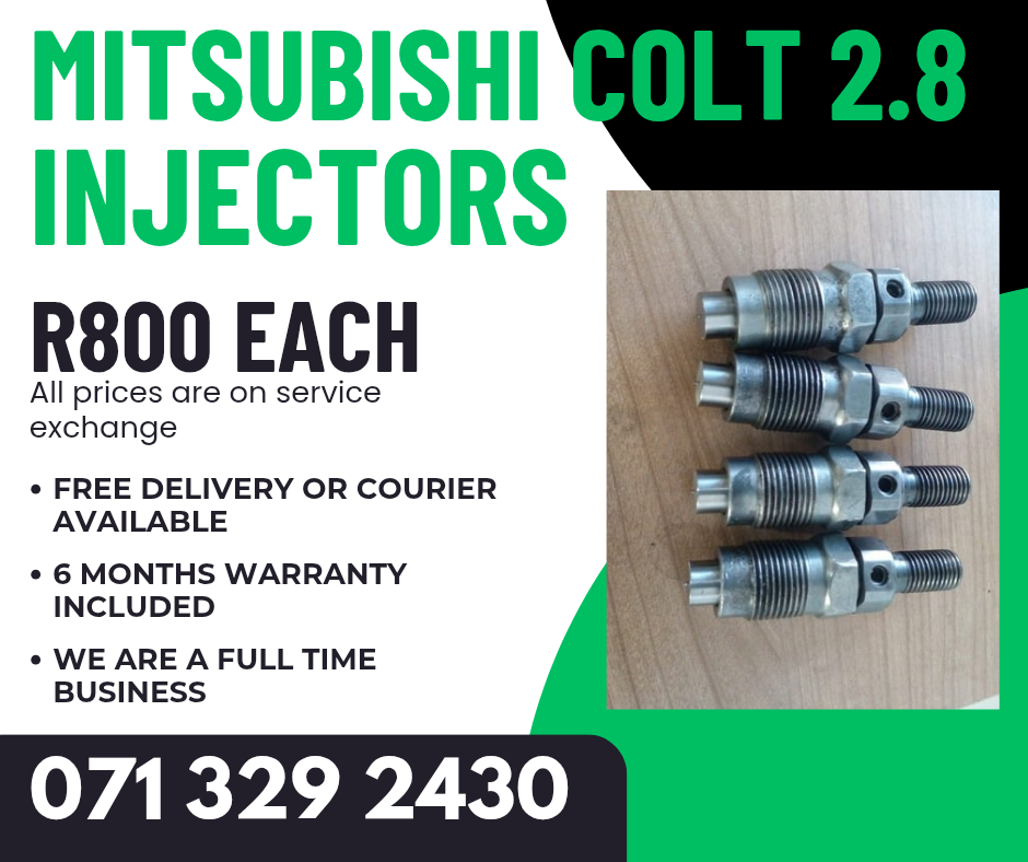 MITSUBISHI COLT 2.8 DIESEL INJECTORS FOR SALE WITH WARRANTY - Private Seller MITSUBISHI COLT 2.8 DIESEL INJECTORS FOR SALE WITH WARRANTY - Private Seller