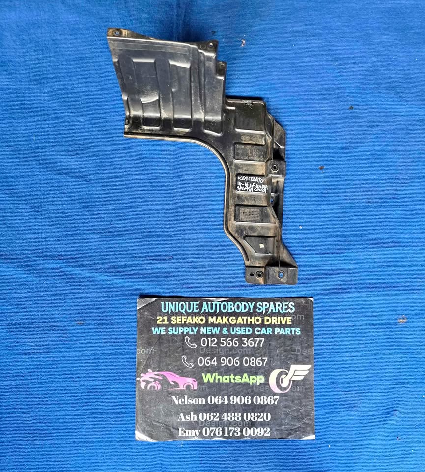 Kia Cerato Left Front Engine Splash Tray Kia Cerato Left Front Engine Splash Tray