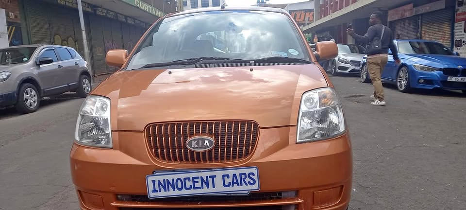 USED 2005 KIA PICANTO 1.1 AUTOMATIC TRANSMISSION, ORANGE COLOUR, MILEAGE 128000KM,