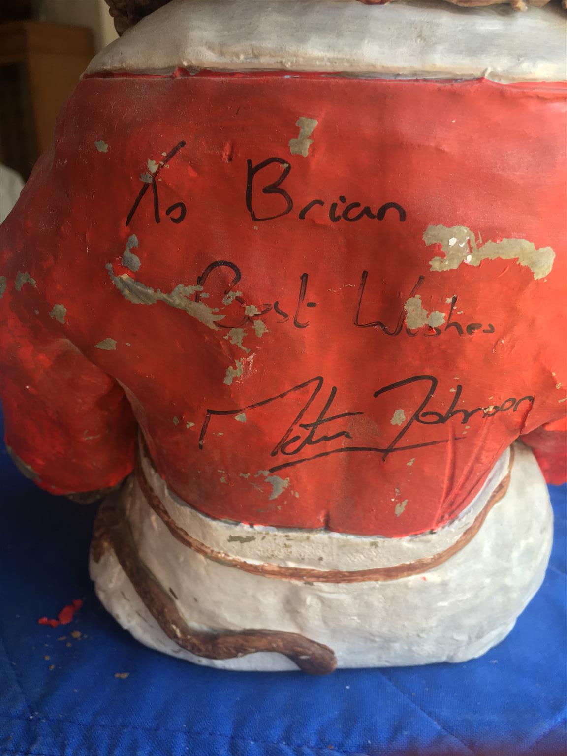 Rugby memorabilia - Captain Martin Johnson signature