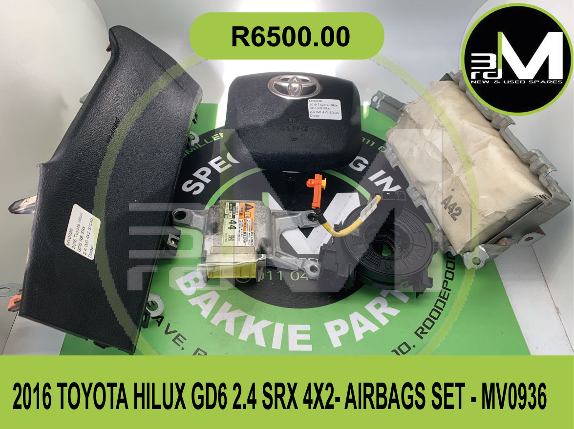 AIRBAGS SET - TOYOTA HILUX GD6 - Private Seller AIRBAGS SET - TOYOTA HILUX GD6 - Private Seller