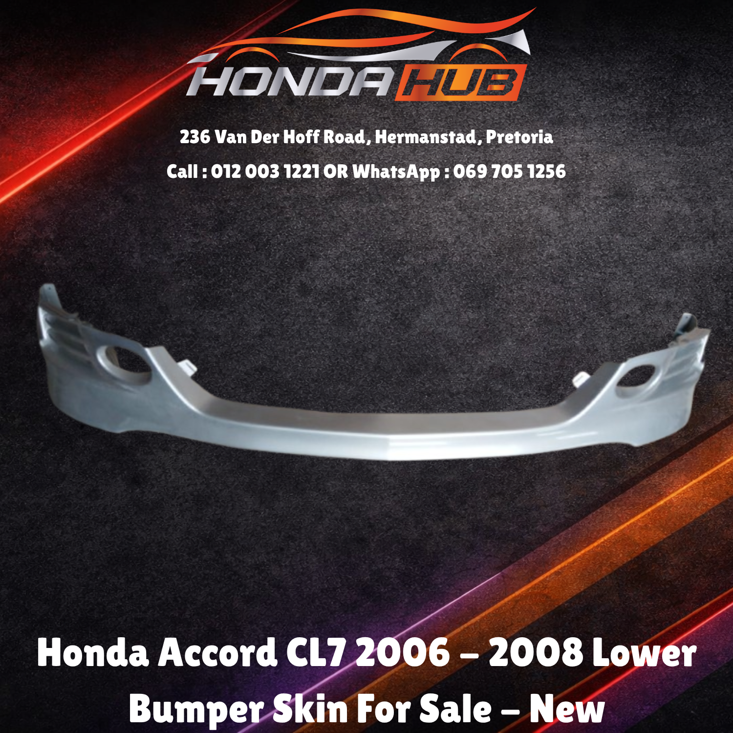 Honda Accord CL7 2006 - 2008 Lower Bumper Skin For Sale - New - Private Seller Honda Accord CL7 2006 - 2008 Lower Bumper Skin For Sale - New - Private Seller