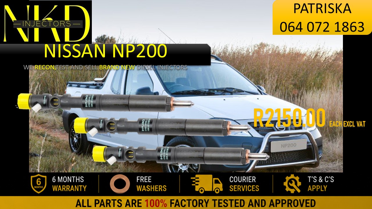 NISSAN NP200 - 6 MONTHS WARRANTY INJECTORS - Private Seller NISSAN NP200 - 6 MONTHS WARRANTY INJECTORS - Private Seller