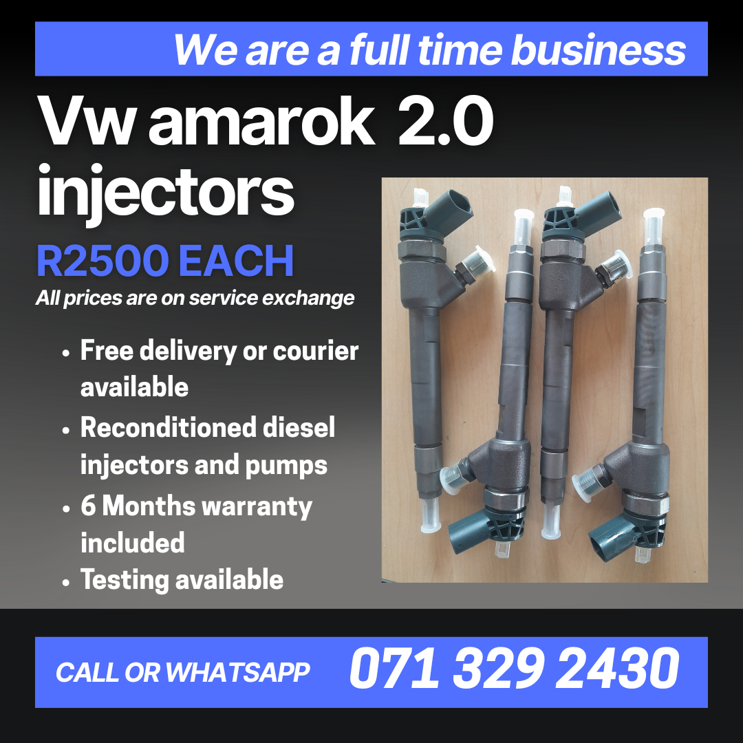 VW AMAROK 2.0 INJECTORS FOR SALE WITH WARRANTY - Private Seller VW AMAROK 2.0 INJECTORS FOR SALE WITH WARRANTY - Private Seller