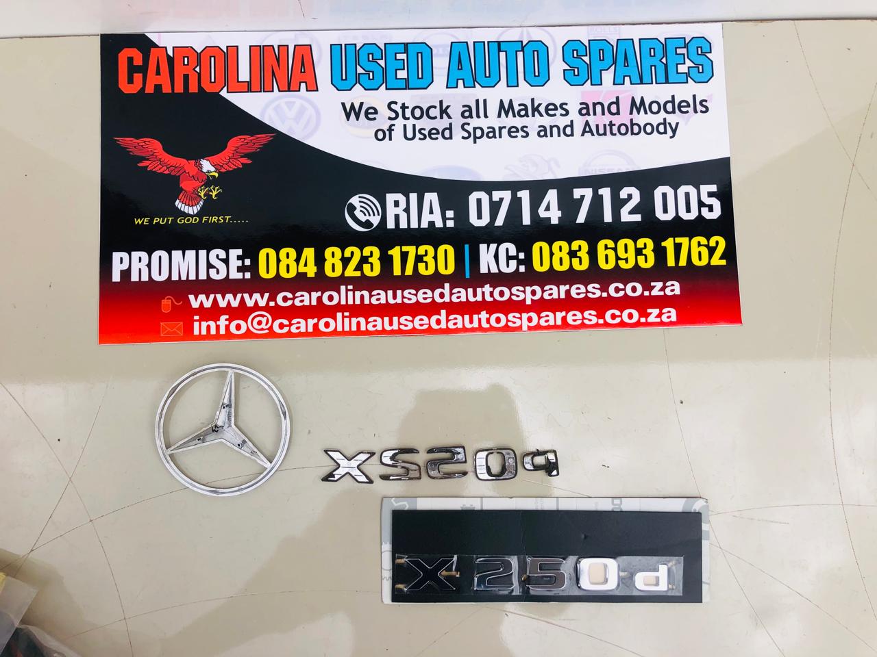 Mercedes Benz X-Class X250d tailgate emblem - Private Seller Mercedes Benz X-Class X250d tailgate emblem - Private Seller