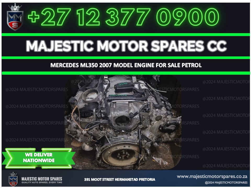 Mercedes ML350 2007 Petrol Engine | Used Mercedes Motor - Private Seller Mercedes ML350 2007 Petrol Engine | Used Mercedes Motor - Private Seller