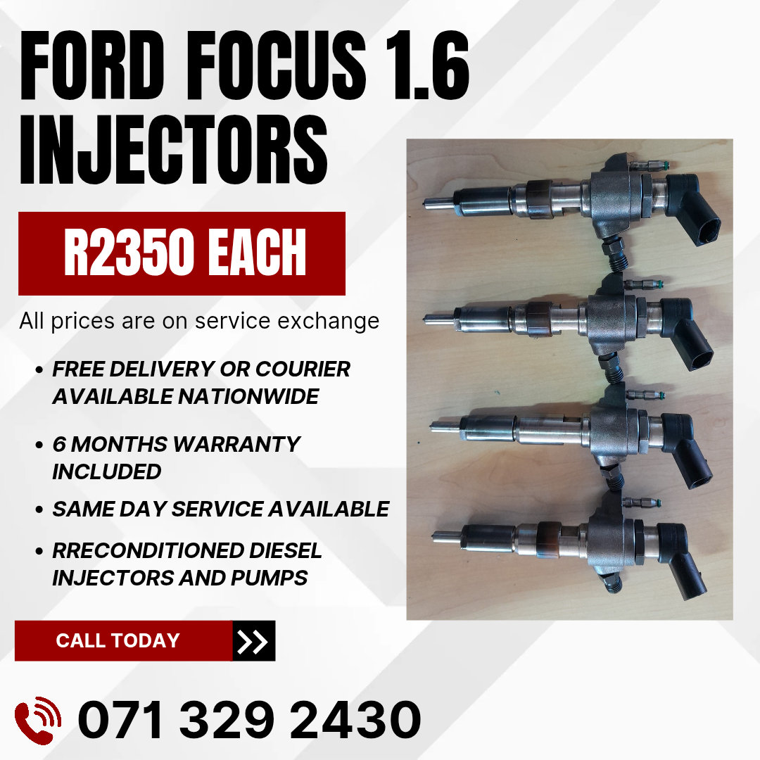 FORD FOCUS 1.6 INJECTORS FOR SALE WITH WARRANTY INCLUDED - Private Seller FORD FOCUS 1.6 INJECTORS FOR SALE WITH WARRANTY INCLUDED - Private Seller