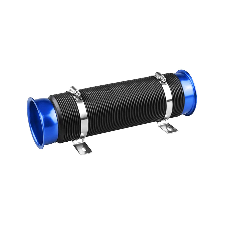 Turbo Multi Flexible Cold Air Intake Pipe Tube Duct – 75mm x 1metre (Blue)