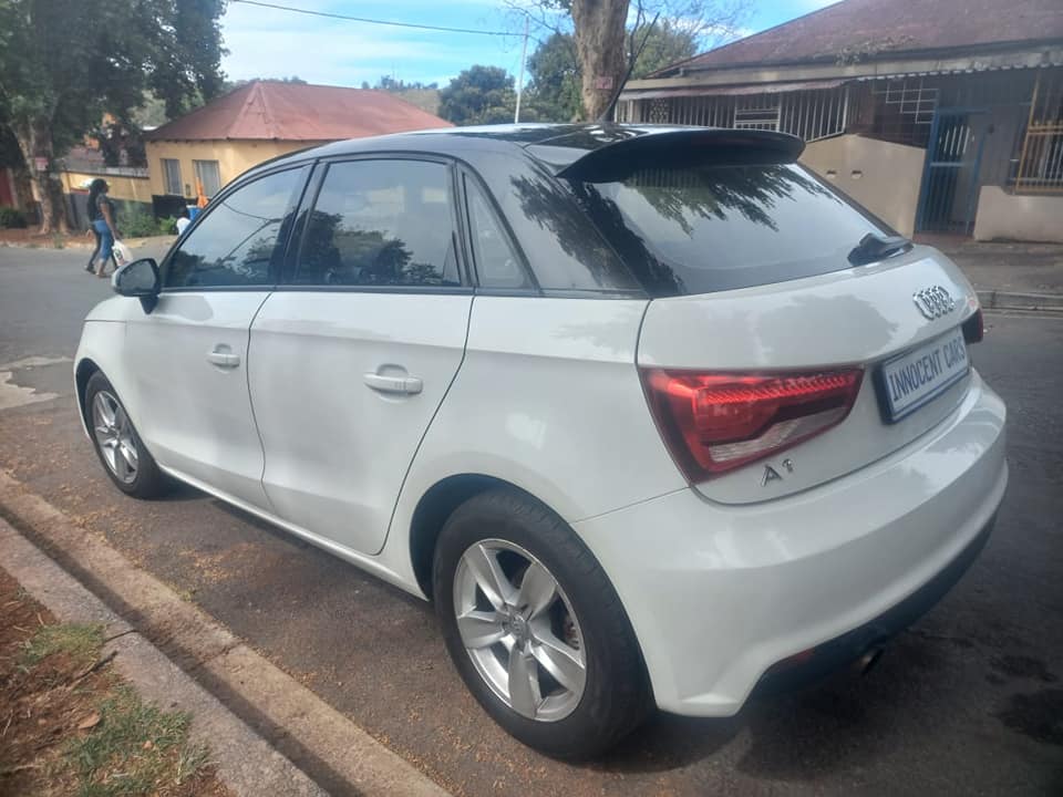 2013 AUDI A1 TFSI HATCHBACK 1.4 PETROL, AUTOMATIC, WHITE COLOR