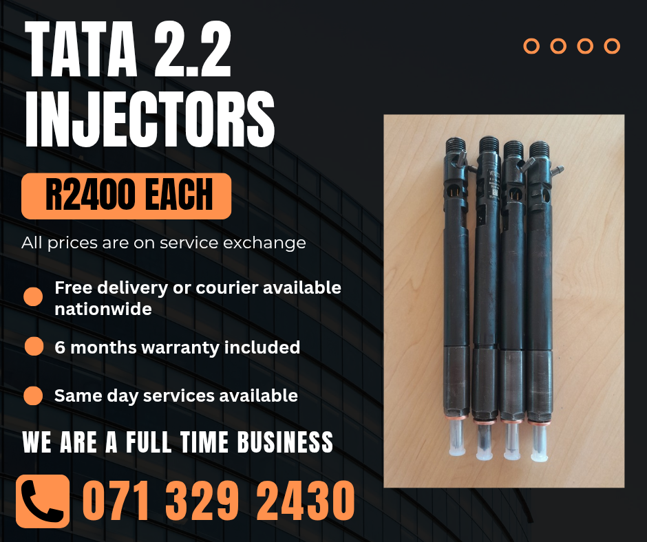 TATA 2.2 INJECTORS FOR SALE WITH WARRANTY ON - Private Seller TATA 2.2 INJECTORS FOR SALE WITH WARRANTY ON - Private Seller