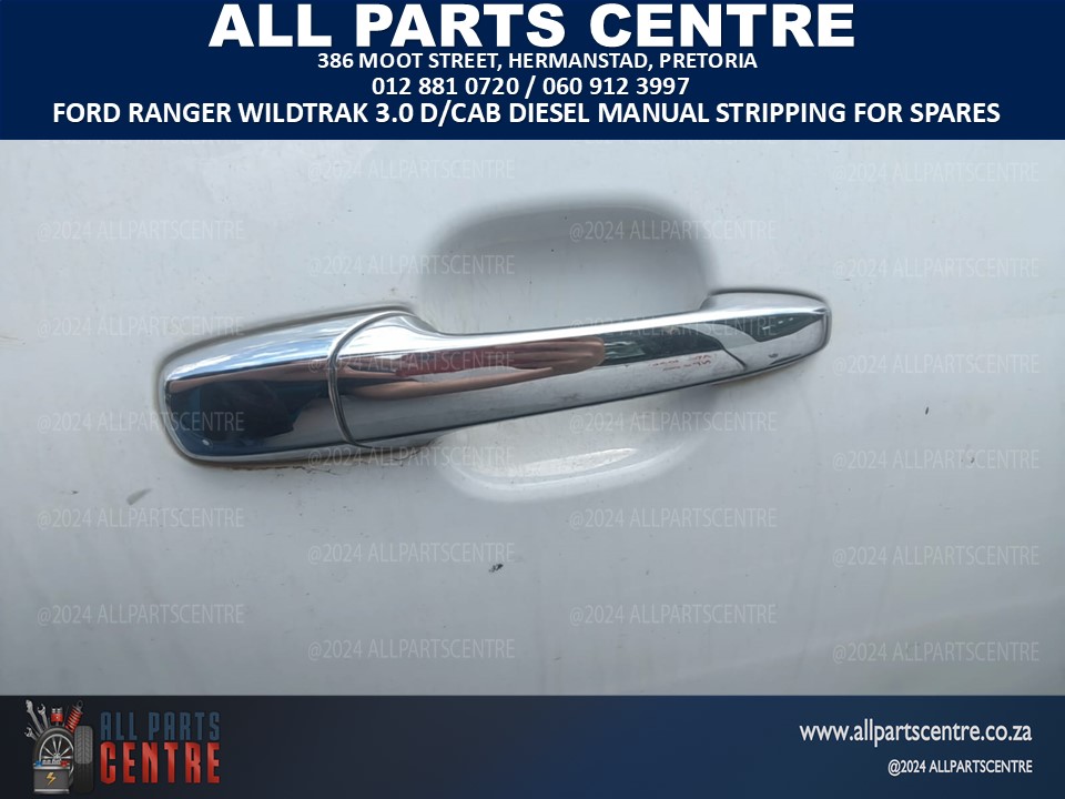 Ford Ranger Wildtrak chrome door handles for sale - Private Seller