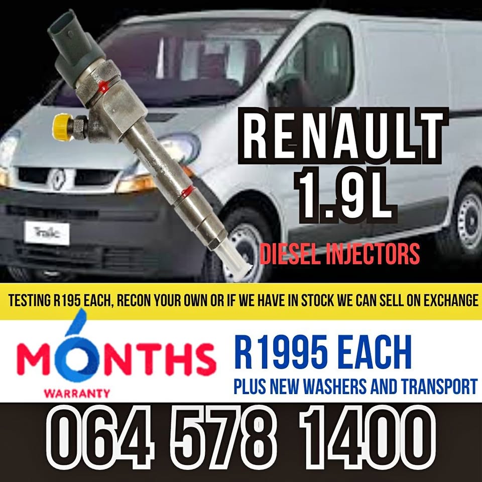 Renault 1.9L diesel injectors for sale