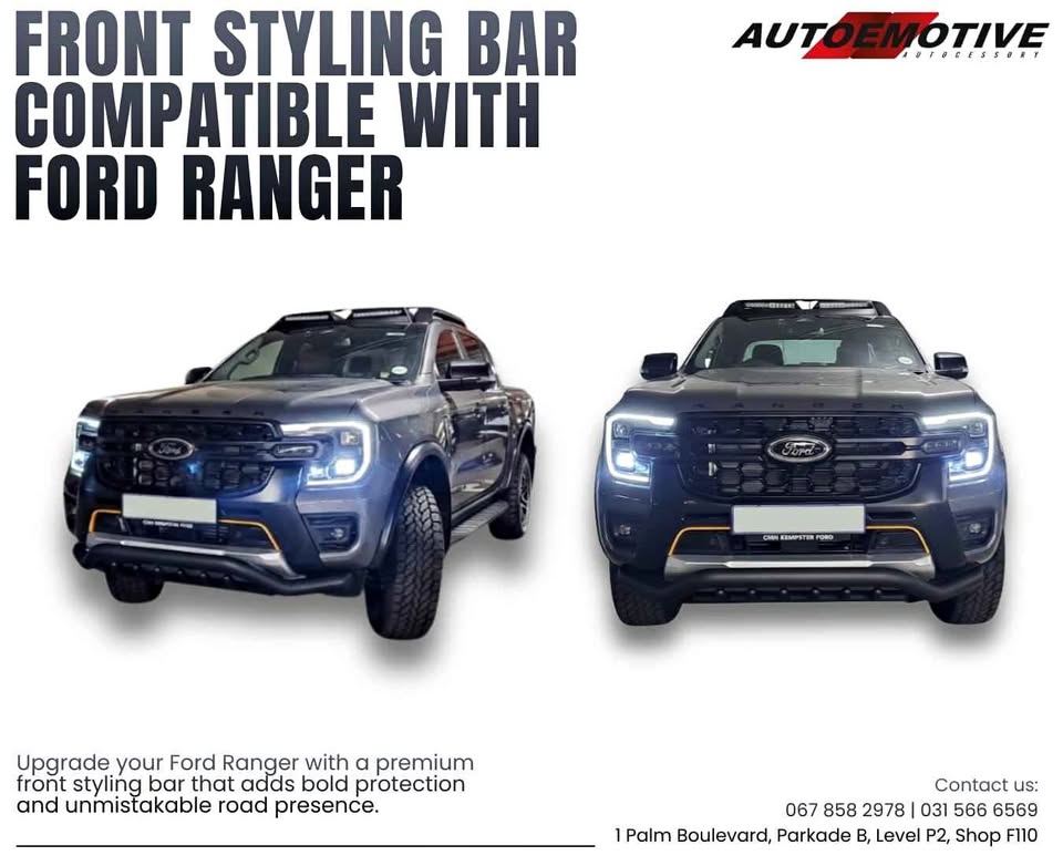 FRONT STYLING BAR COMPATIBLE WITH FORD RANGER - Private Seller FRONT STYLING BAR COMPATIBLE WITH FORD RANGER - Private Seller
