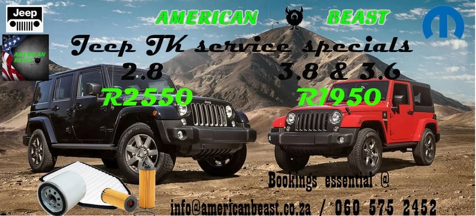 JEEP SERVICE SPECIALS - Private Seller JEEP SERVICE SPECIALS - Private Seller