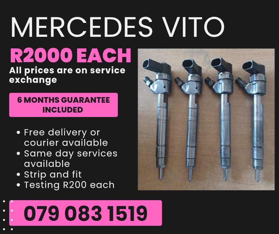 MERCEDES VITO INJECTORS FOR SALE WITH WARRANTY INCLUDED - Private Seller MERCEDES VITO INJECTORS FOR SALE WITH WARRANTY INCLUDED - Private Seller