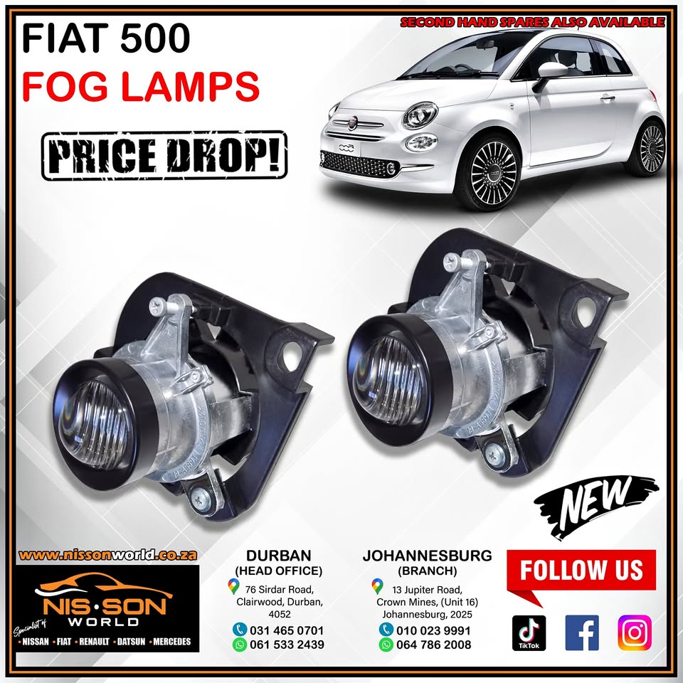 Fiat 500 Fog Lamps - Private Seller