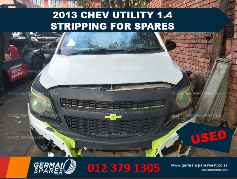 2013 CHEV UTILITY 1.4 STRIPPING FOR SPARES - Private Seller 2013 CHEV UTILITY 1.4 STRIPPING FOR SPARES - Private Seller