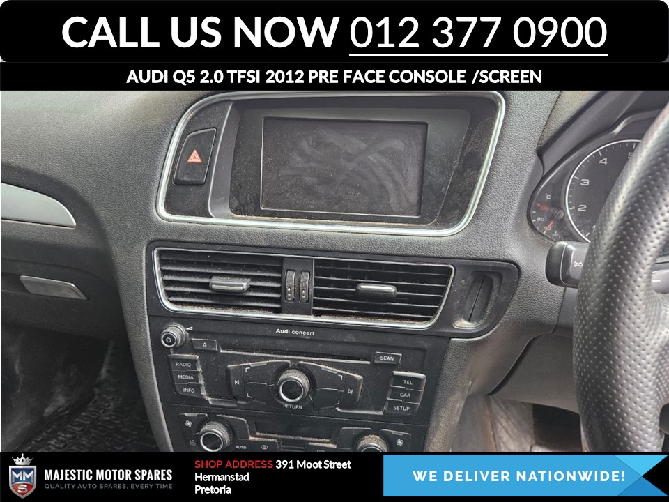 Audi Q5 2.0 TFSI 2012 Pre-Face Console – Used for Sale - Private Seller Audi Q5 2.0 TFSI 2012 Pre-Face Console – Used for Sale - Private Seller