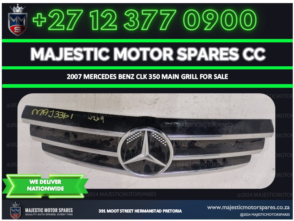 2007 Mercedes benz clk 350 front grille – second-hand for sale - Private Seller 2007 Mercedes benz clk 350 front grille – second-hand for sale - Private Seller