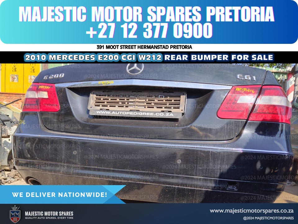 2010 mercedes-benz e200 cgi rear bumper for sale - Private Seller