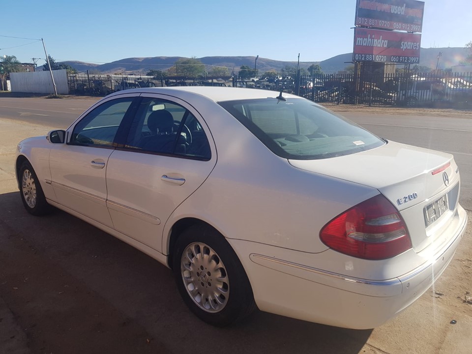 2005 Mercedes Benz E200 kompressor W211 M2719 spares - white - Private Seller 2005 Mercedes Benz E200 kompressor W211 M2719 spares - white - Private Seller