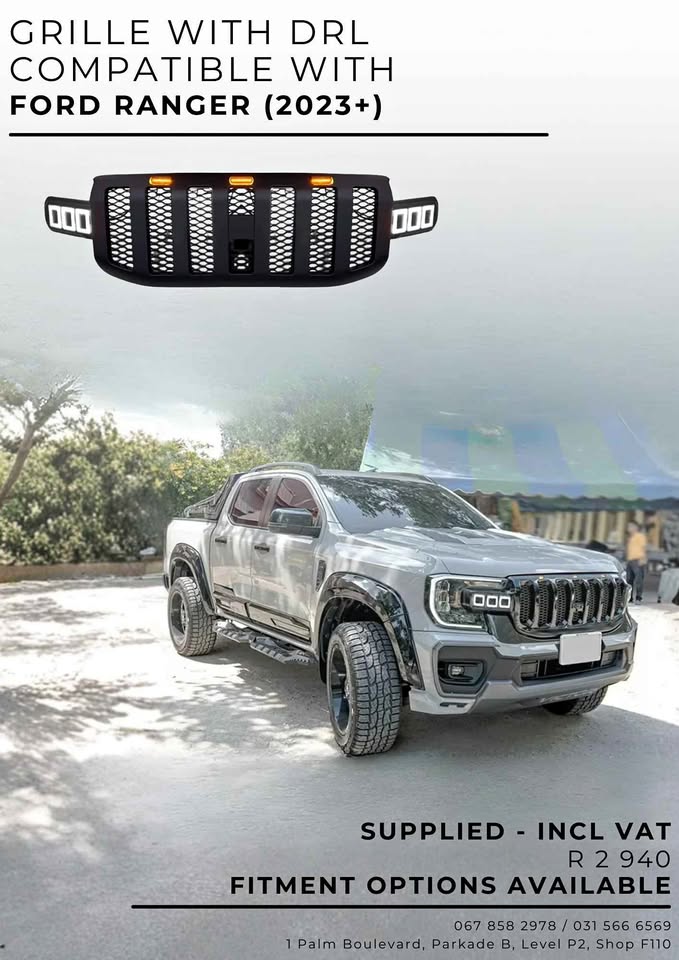 Grille with DRL compatible with Ford Ranger (2023+) - supply - Private Seller Grille with DRL compatible with Ford Ranger (2023+) - supply - Private Seller