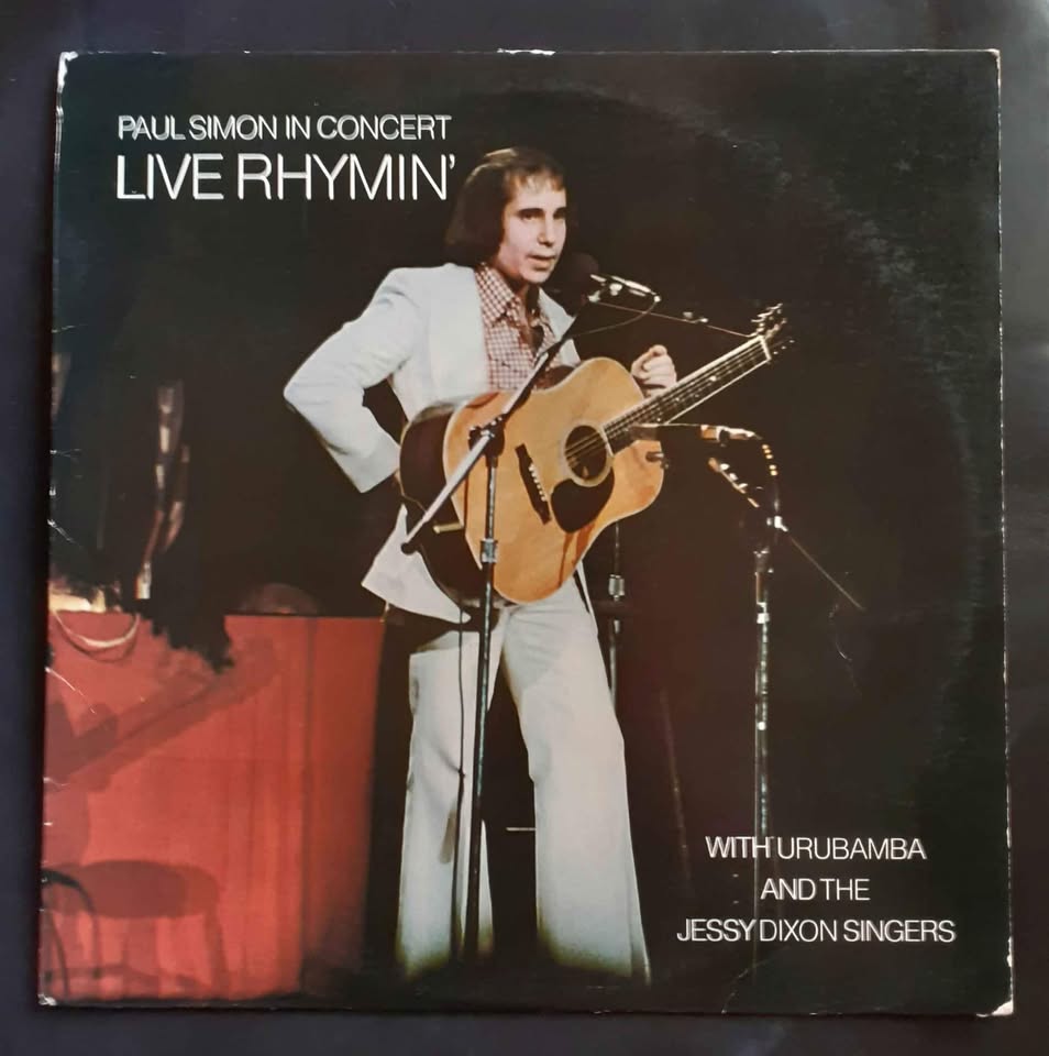 Paul Simon In Concert Live Rhymin' LP Record Paul Simon In Concert Live Rhymin' LP Record