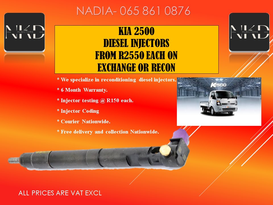 KIA 2500 INJECTORS FOR SALE OR RECON FREE DELIVERY - Private Seller