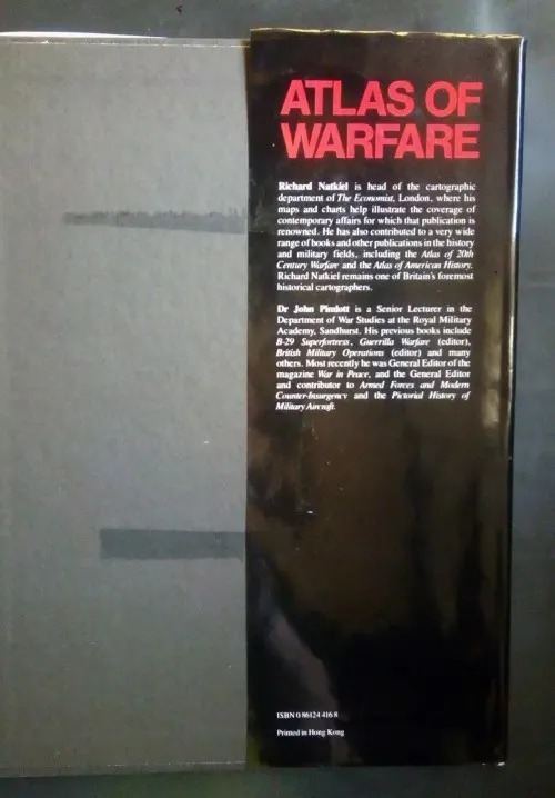 Atlas of Warfare by Cartographer Richard Natkiel