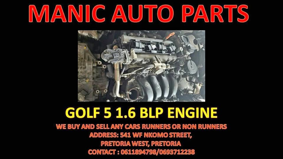 GOLF 5 1.6 BLP ENGINE