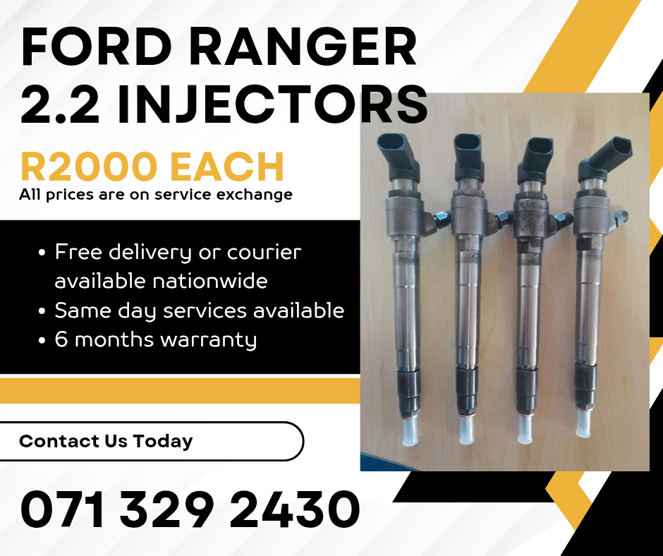 FORD RANGER 2.2 DIESEL INJECTORS FOR SALE WITH WARRANTY - Private Seller FORD RANGER 2.2 DIESEL INJECTORS FOR SALE WITH WARRANTY - Private Seller