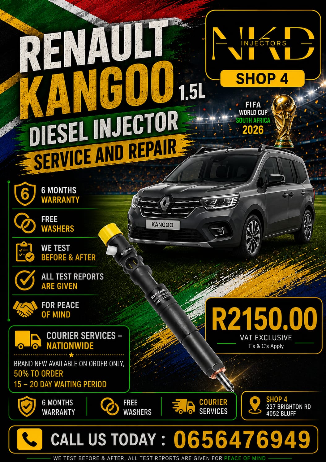 Services_For_Renault_Kangoo_Diesel_Injectors - Private Seller Services_For_Renault_Kangoo_Diesel_Injectors - Private Seller