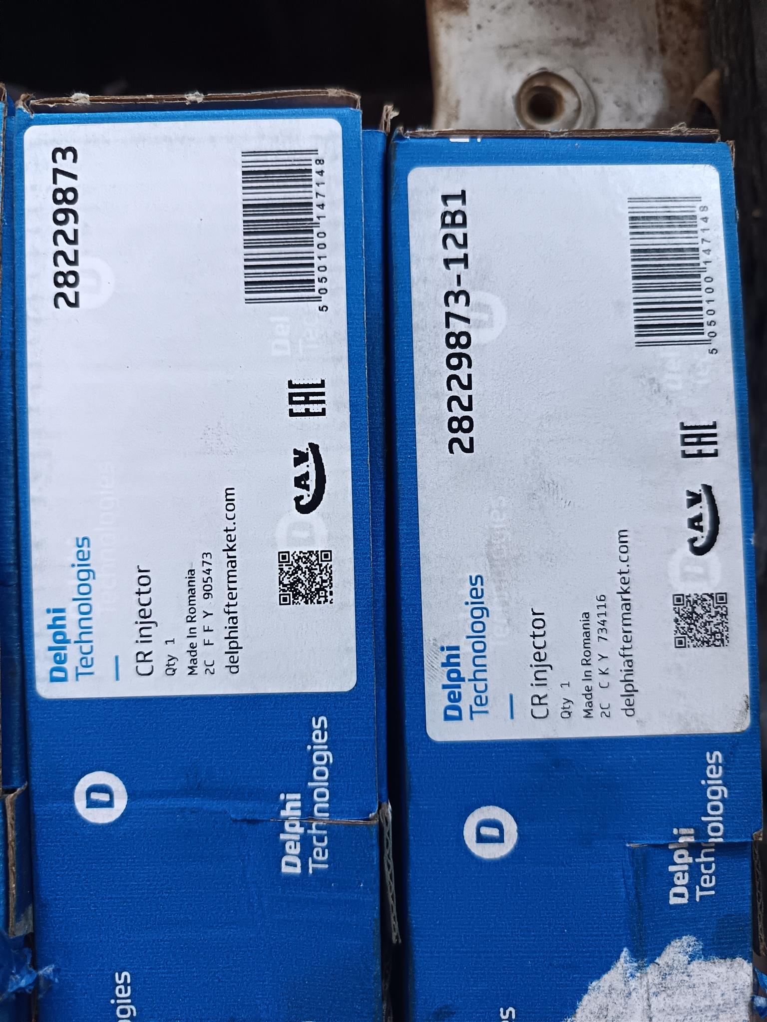 I've got 4 brand new Delphi  injectors for Kia k2500 and H1 Hyundai I'll even co
