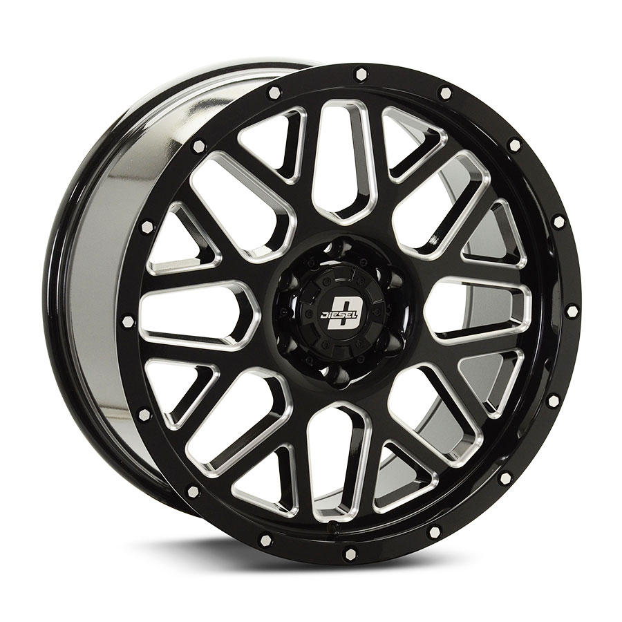 20″ SSW S357 Vegas 6/139 Matt Black with silver Trim alloy Wheels