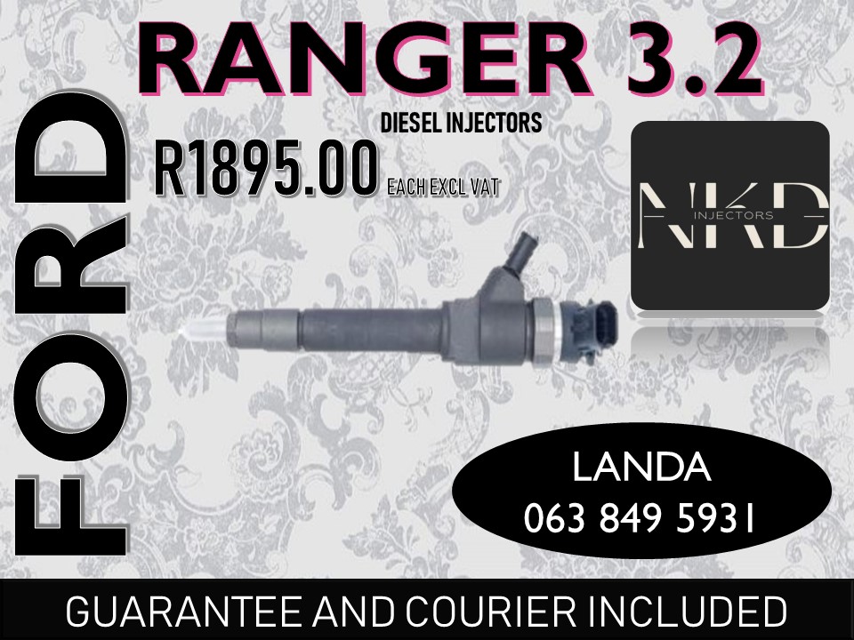 FORD RANGER 3.2 DIESEL INJECTORS FOR SALE IN LENASIA - Private Seller FORD RANGER 3.2 DIESEL INJECTORS FOR SALE IN LENASIA - Private Seller