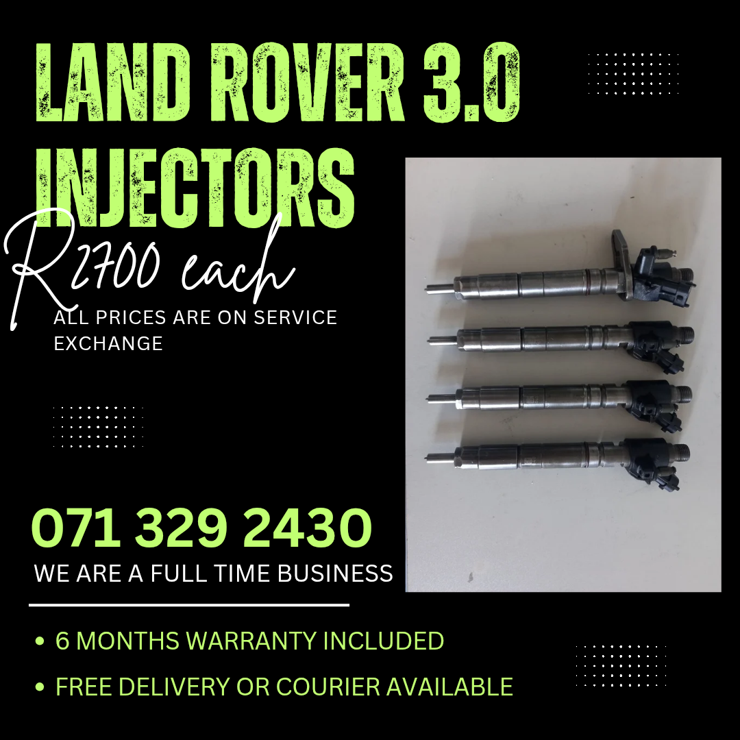LAND ROVER 3.0 DIESEL INJECTORS FOR SALE WITH WARRANTY - Private Seller LAND ROVER 3.0 DIESEL INJECTORS FOR SALE WITH WARRANTY - Private Seller