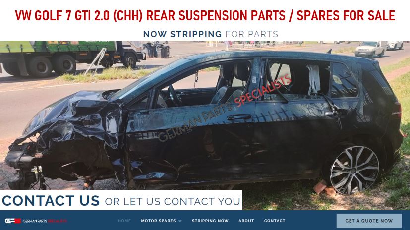 VW Golf 7 GTI 2.0 (CHH) rear suspension parts / spares for sale - Private Seller VW Golf 7 GTI 2.0 (CHH) rear suspension parts / spares for sale - Private Seller