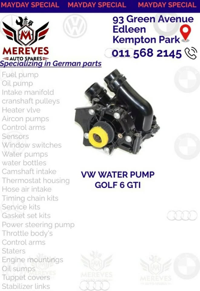 Brand New VW Golf, Audi Water Pumps, - Private Seller
