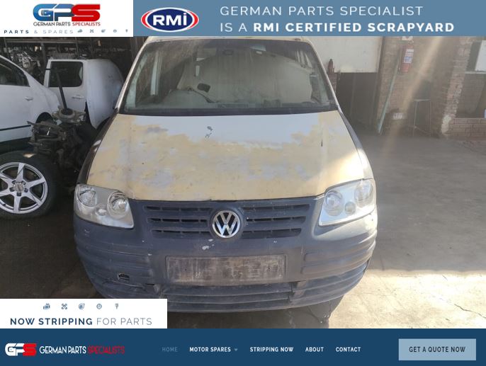 VW Caddy Panel Van 1.6 BSF 2007 Manual Gearbox used spares and used parts for sa - Private Seller
